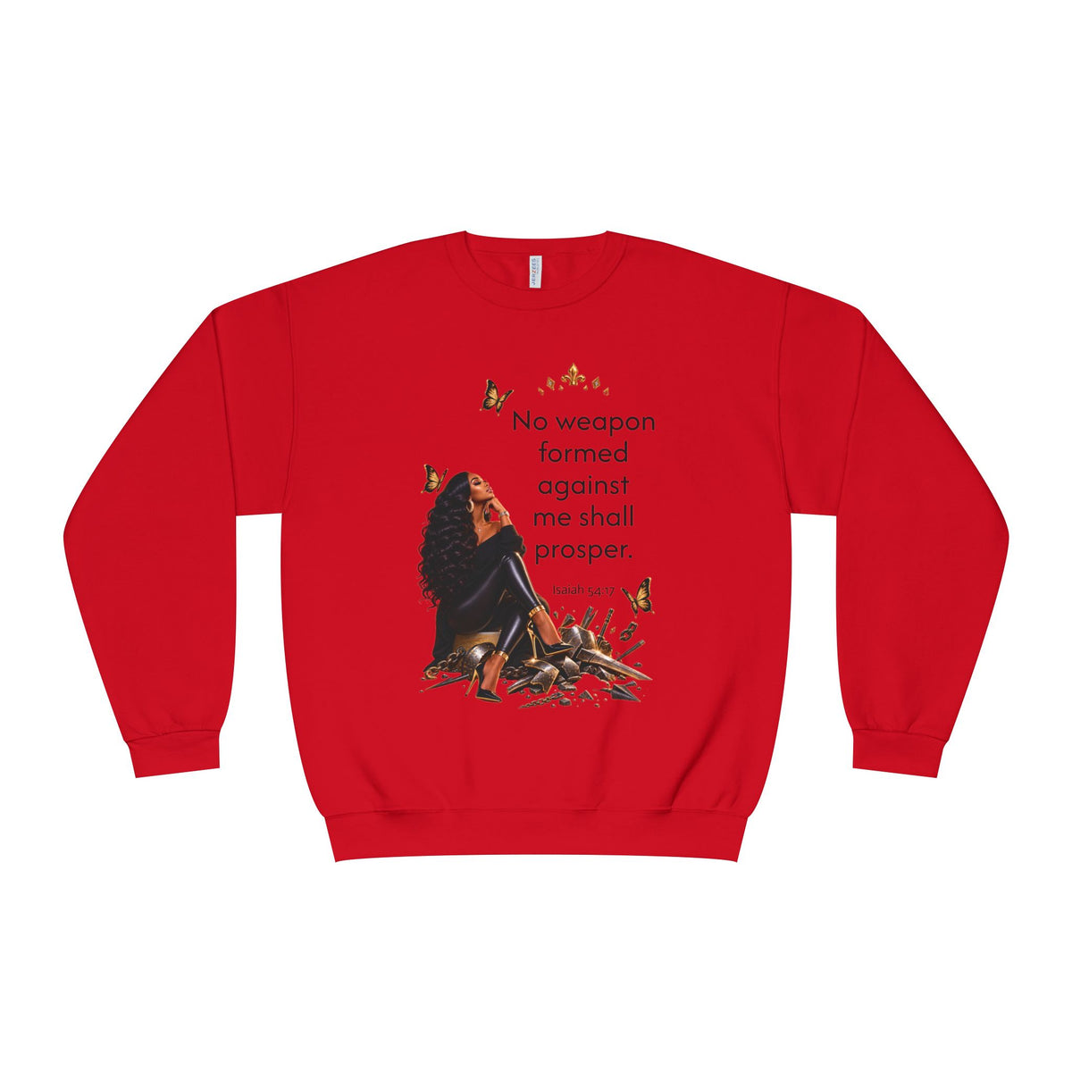 No Weapon Formed Graphic Sweatshirt
