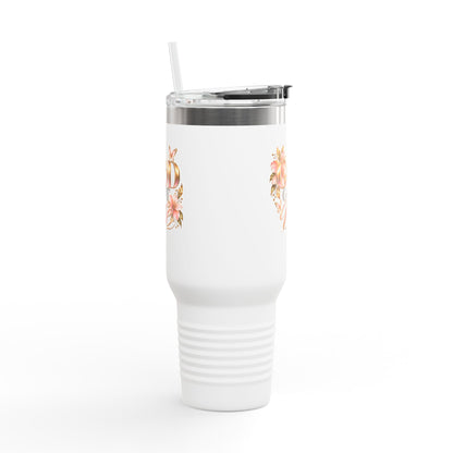 Floral Insulated Travel Mug