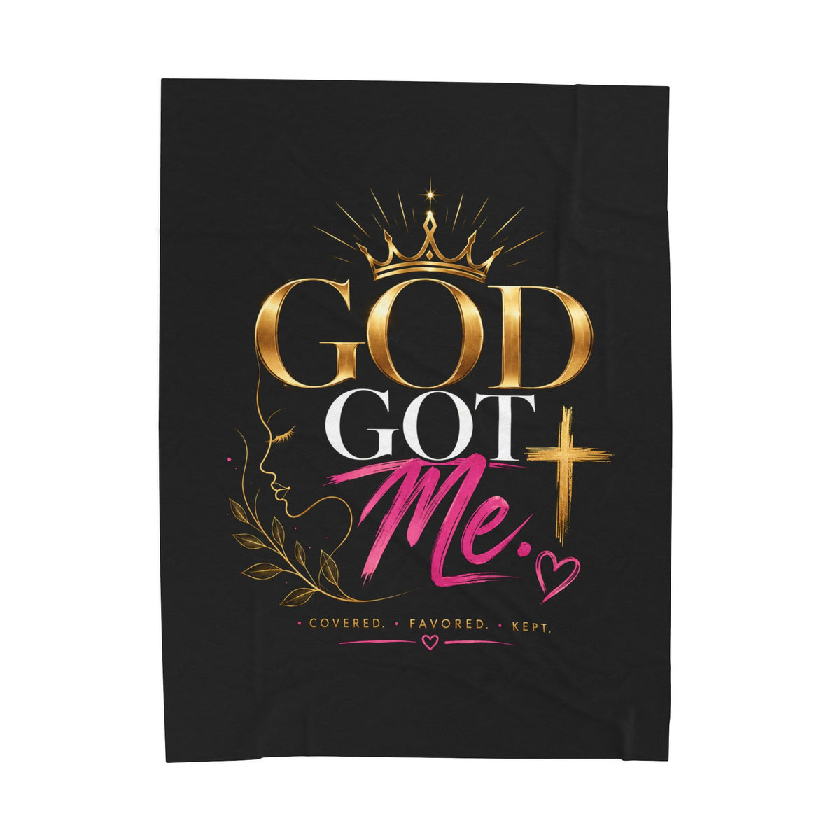 God Got Me Plush Blanket