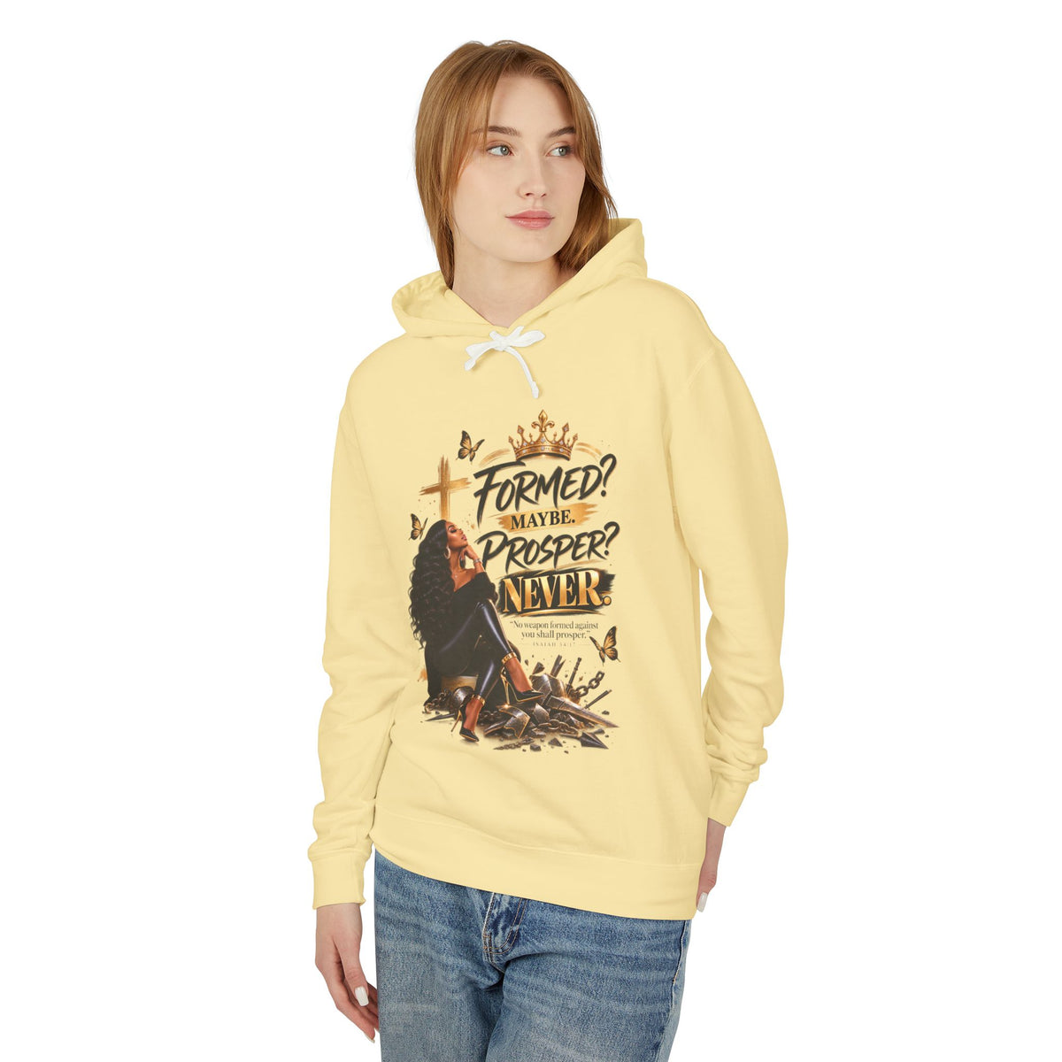 "Formed? Maybe. Proper? Never." Sweatshirt