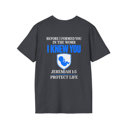 Pregnancy Announcement T-Shirt — "I Knew You" Baby Feet Design