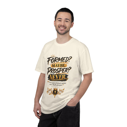 "Formed? Maybe. Prosper? Never." Tee