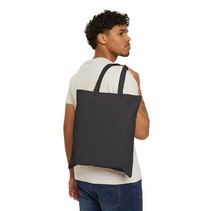 Faith & Purpose Floral Tote Bag — 'Faith, Purpose, God’s Timing' Cotton Canvas Shopper