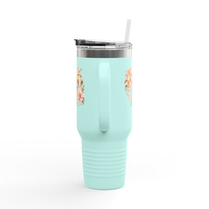 Floral Insulated Travel Mug