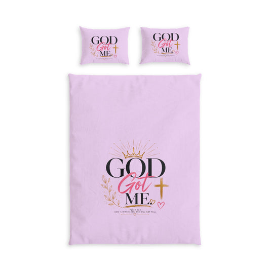 God Got Me Cotton Bed Set