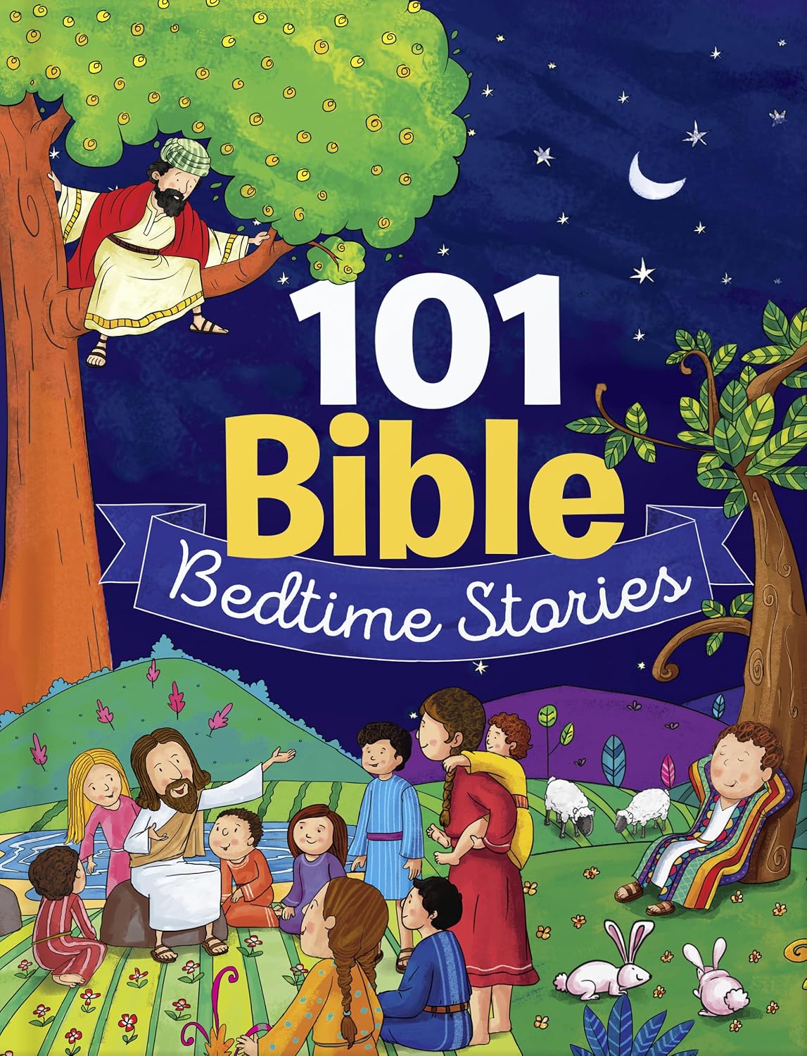 101 Bible Bedtime Stories: Children's Bible Storybook with Short Bedtime Stories for Family Reading and Daily Devotions