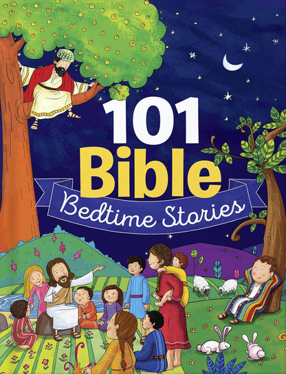 101 Bible Bedtime Stories: Children's Bible Storybook with Short Bedtime Stories for Family Reading and Daily Devotions