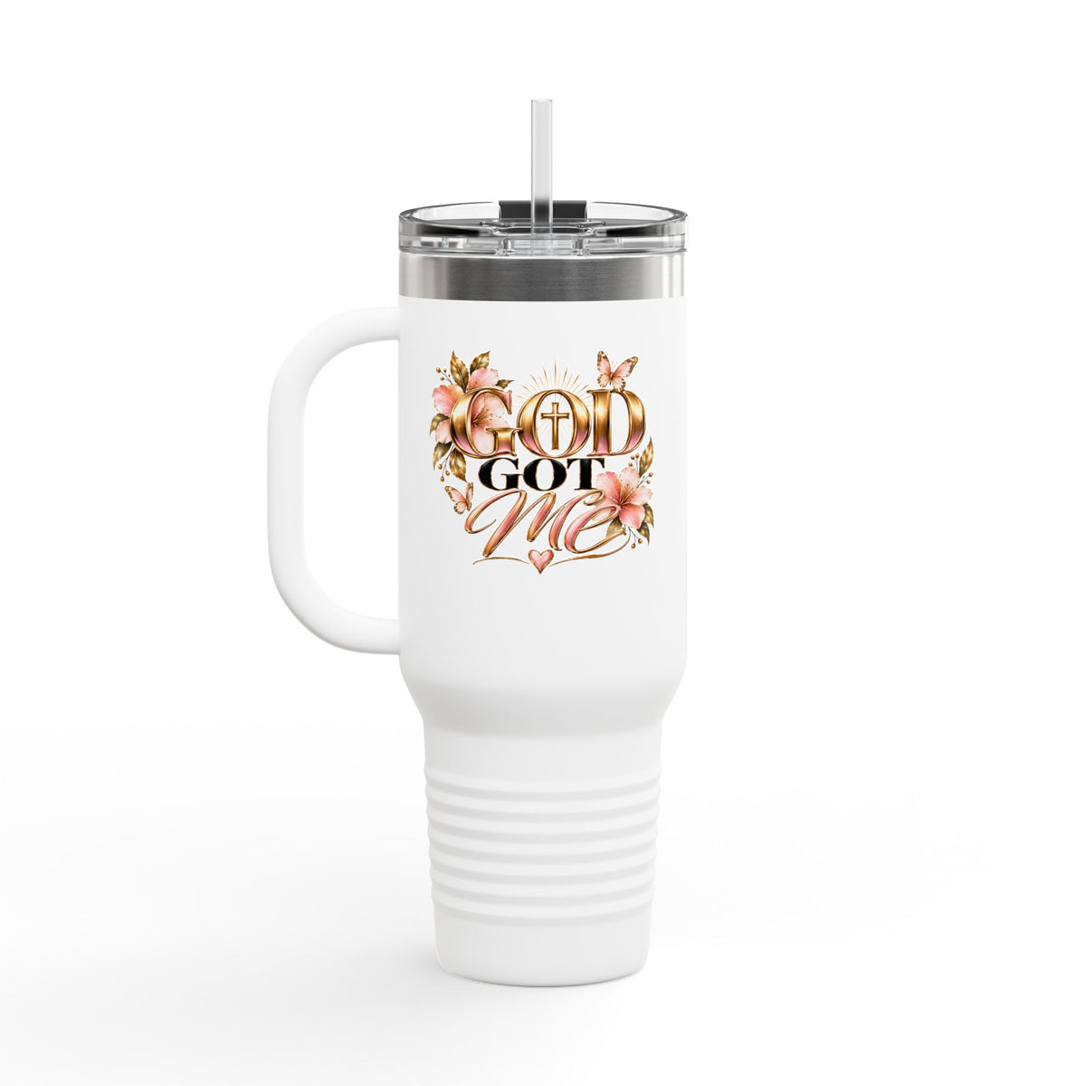 Floral Insulated Travel Mug