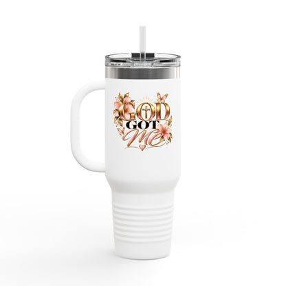 Floral Insulated Travel Mug