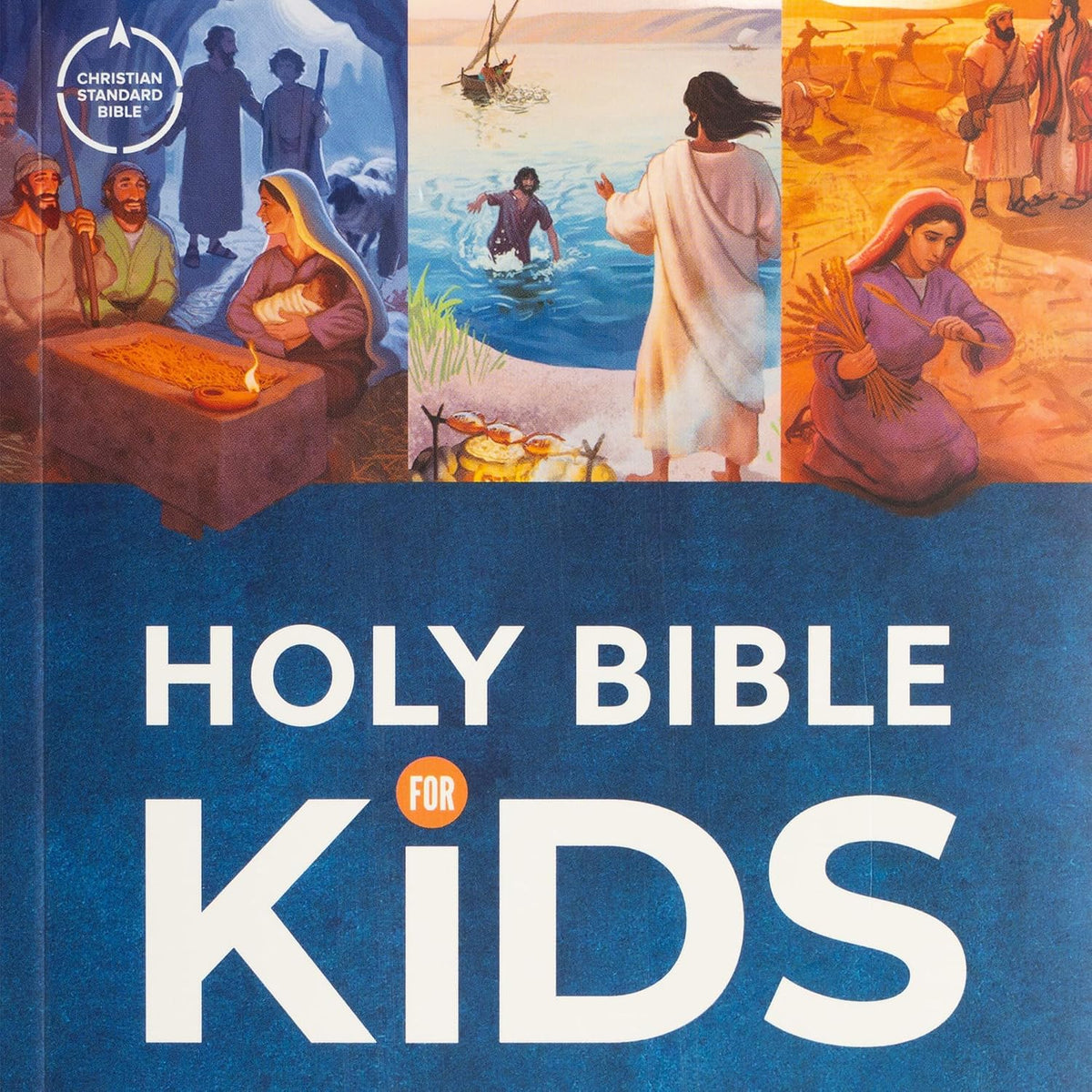 CSB Holy Bible for Kids, Large Print, Economy Edition, Black Letter, Presentation Page, Kid-friendly Gospel Presentation, Full-Color Inserts, Christ Connections, Easy-to-Read Bible Serif Type
