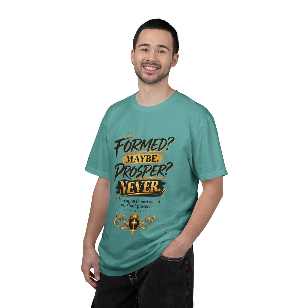 "Formed? Maybe. Prosper? Never." Tee