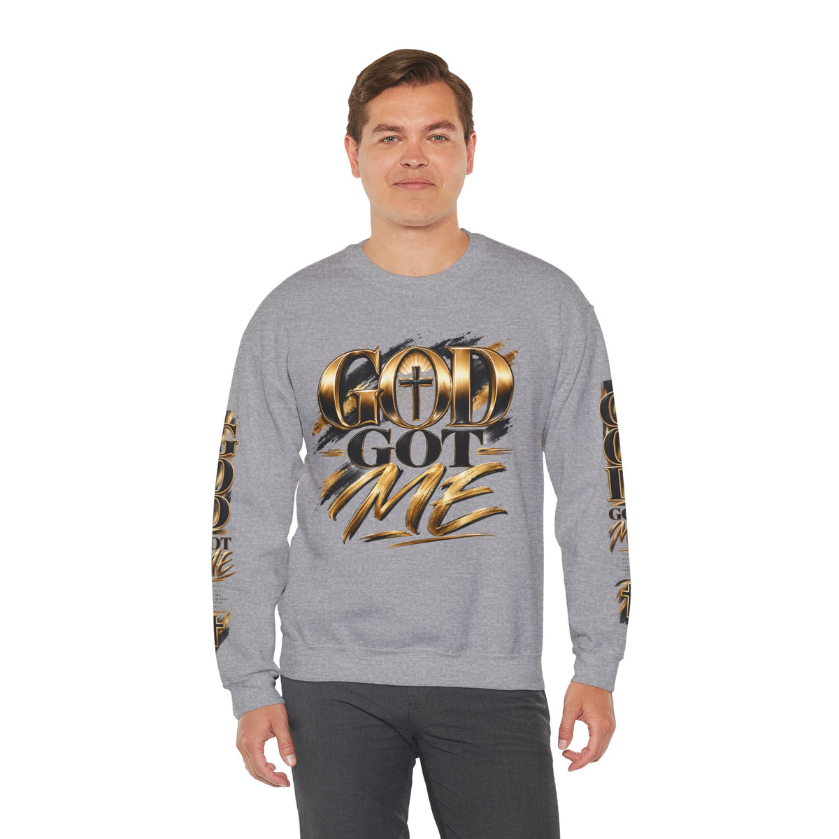 God Got Me Crewneck Sweatshirt