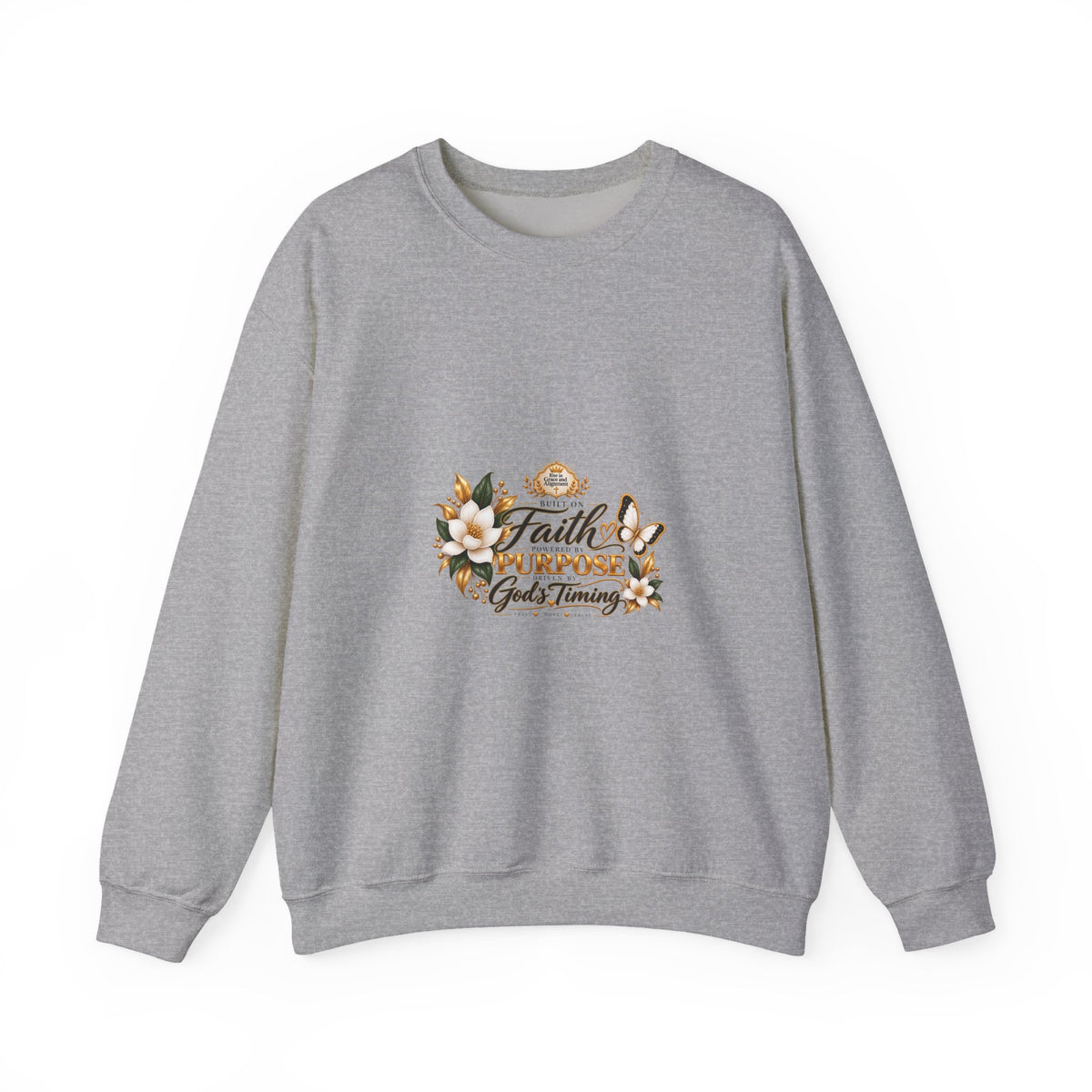 Faith, Purpose & God’s Timing Crewneck Sweatshirt