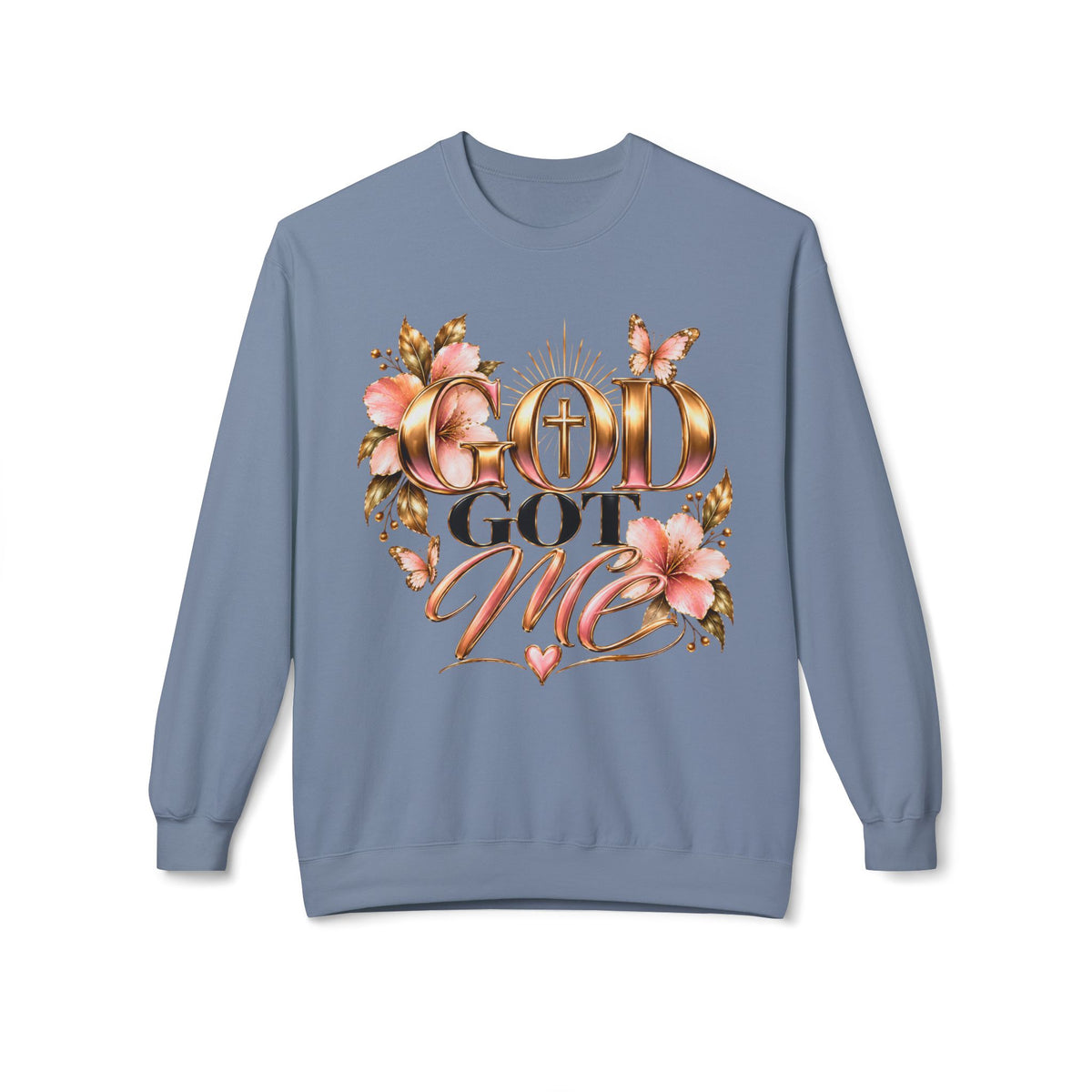 God Got Me Floral Crewneck Sweatshirt