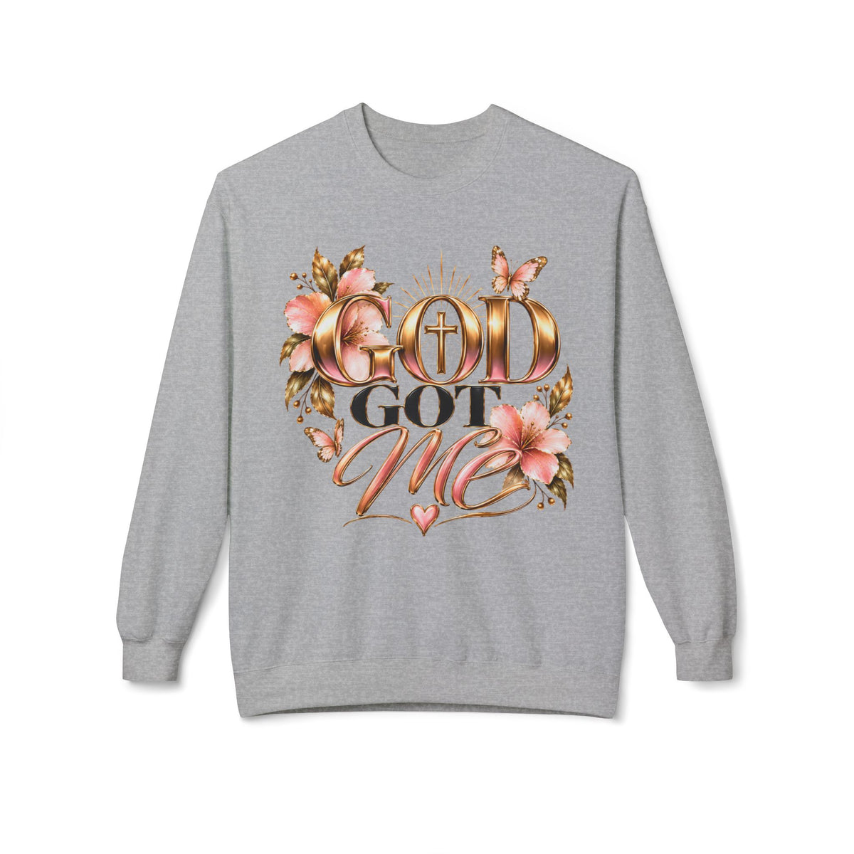 God Got Me Floral Crewneck Sweatshirt