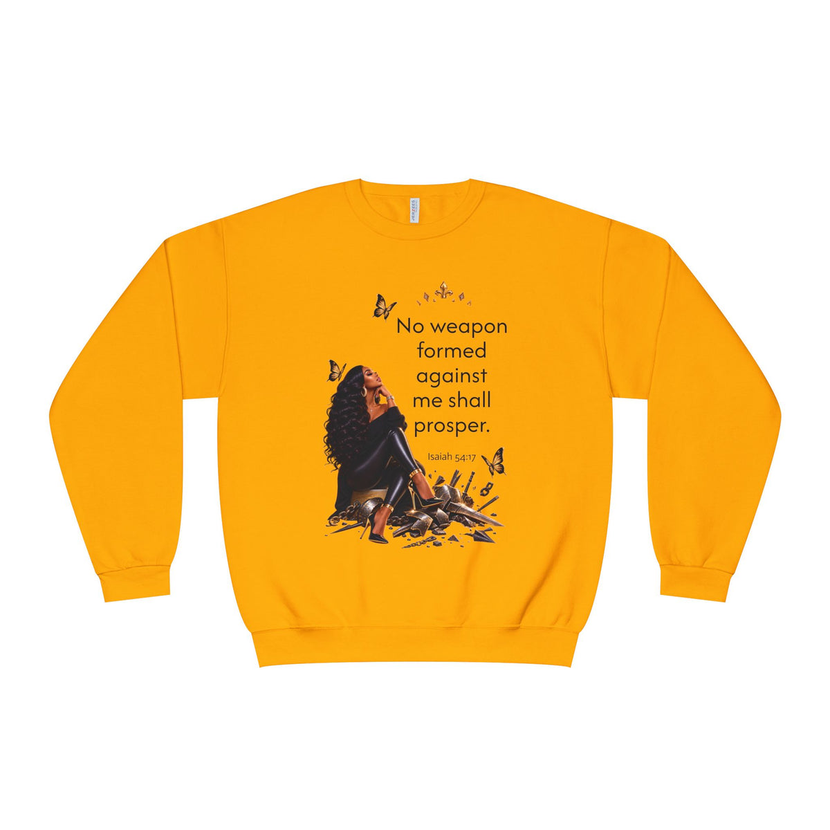 No Weapon Formed Graphic Sweatshirt