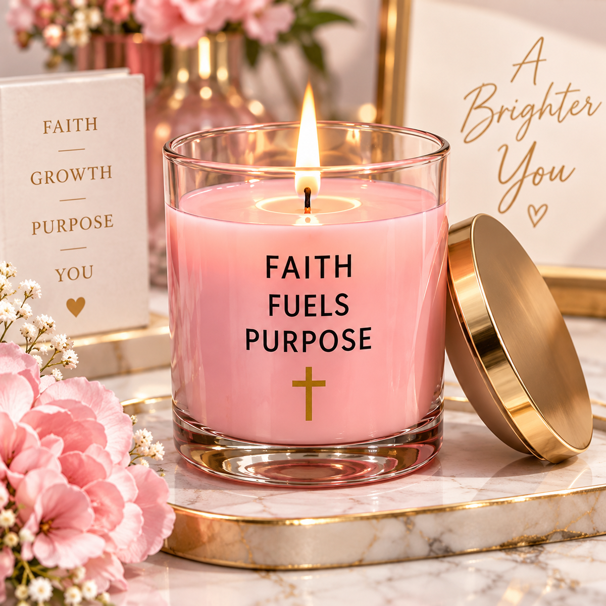 Faith Fuels Purpose Candle