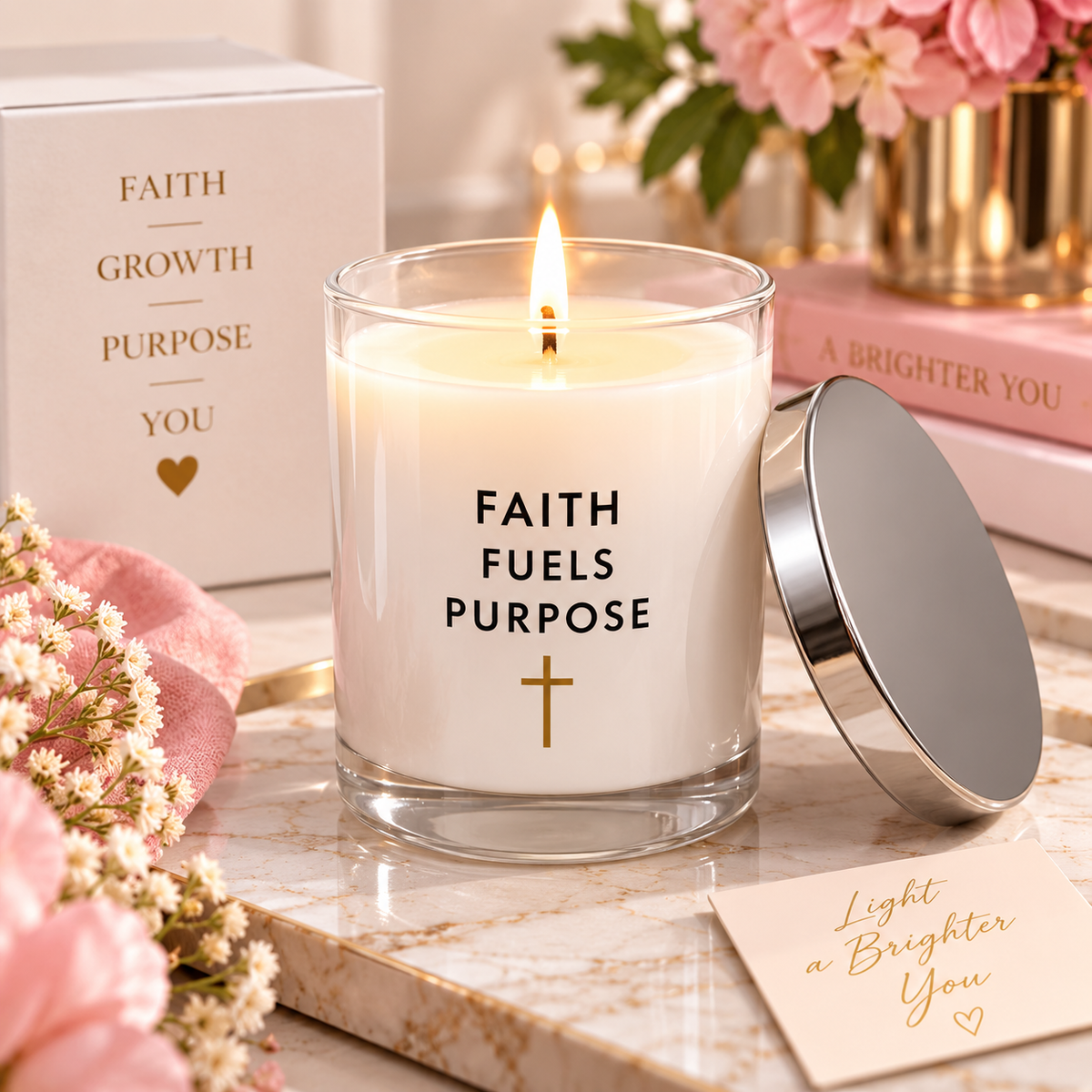 Faith Fuels Purpose Candle