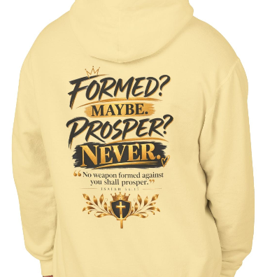 "Formed? Maybe? Proper? Never" Hoodie